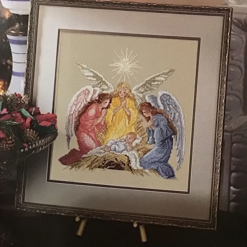 All Thru The House Leisure‎ Arts Christmas Cross Stitch Book